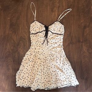 Free People Polka Dot Mini Dress